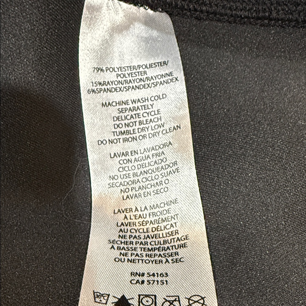 Calvin Klein Black Performance Coat - Picture 6 of 6